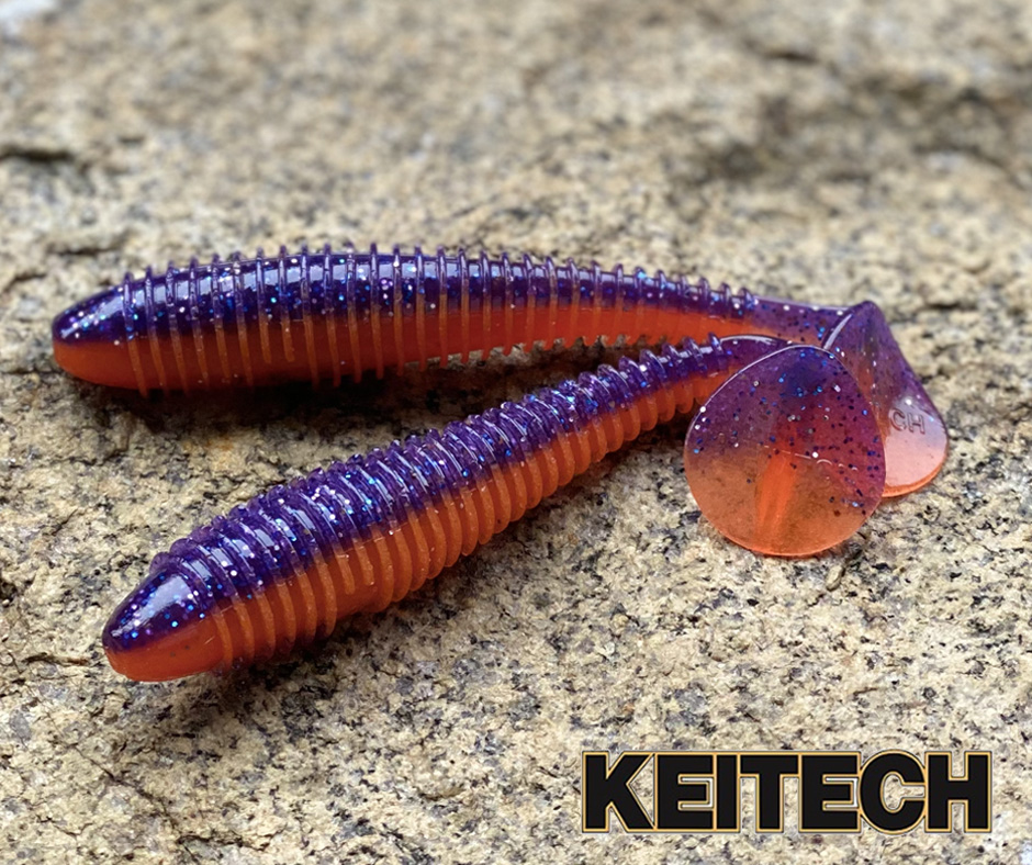 Obrázok produktu KEITECH Swing Impact FAT 3,8″- 9,65cm – Violet-Fire – 6ks/bal