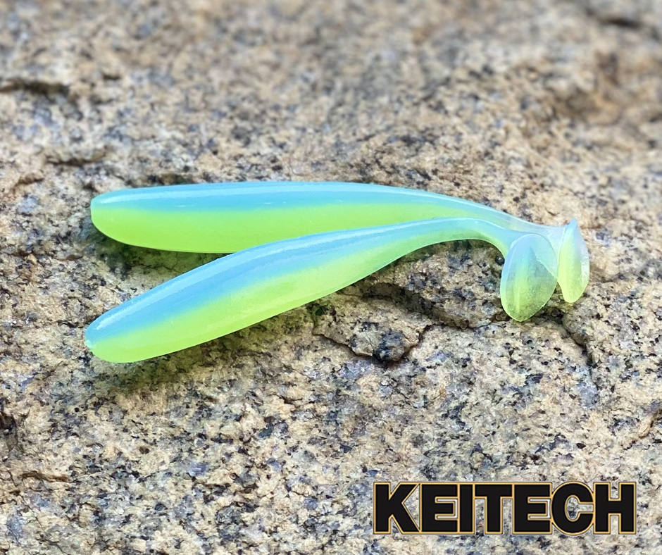 Obrázok produktu KEITECH Easy Shiner 2″- 5,08cm – Ice Chartreuse – 12ks/bal