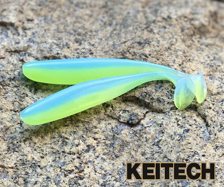 Obrázok produktu KEITECH Easy Shiner 3″- 7,62cm – Ice Chartreuse – 10ks/bal