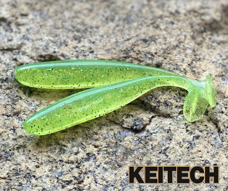 Obrázok produktu KEITECH Easy Shiner 3″- 7,62cm – Lime Chartreuse – 10ks/bal
