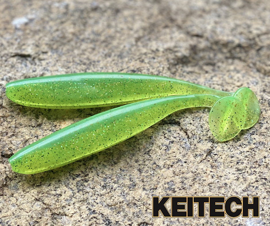 Obrázok produktu KEITECH Easy Shiner 5″- 12,7cm – Lime Chartreuse – 5ks/bal