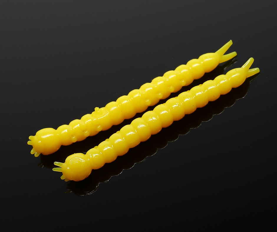 Obrázok produktu LIBRA LURES Slight Worm 38 – Yellow 007 (Krill) – 15ks/bal