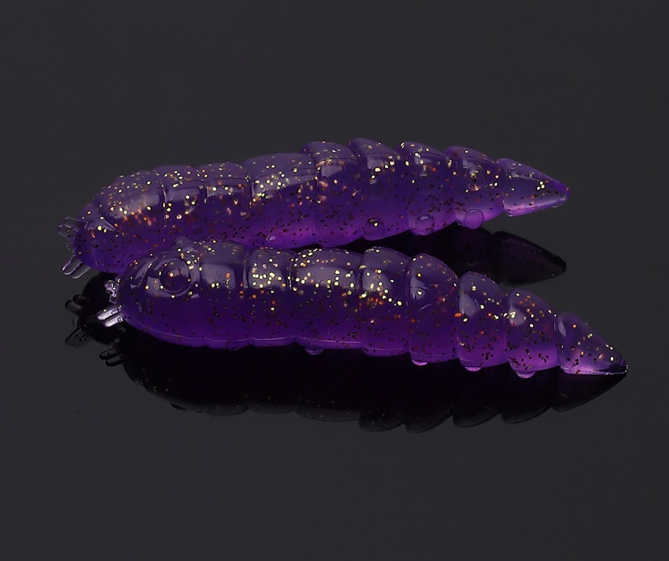 Obrázok produktu LIBRA LURES Kukolka 27 – Purple with Glitter 020 (Cheese) – 15ks/bal