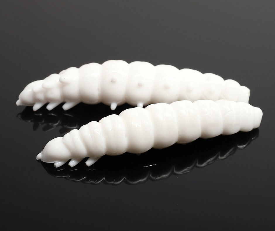 Obrázok produktu LIBRA LURES Larva 30 – White 001 (Cheese) – 15ks/bal