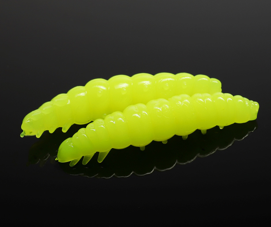 Obrázok produktu LIBRA LURES Larva 30 – Hot Yellow 006 (Krill) – 15ks/bal