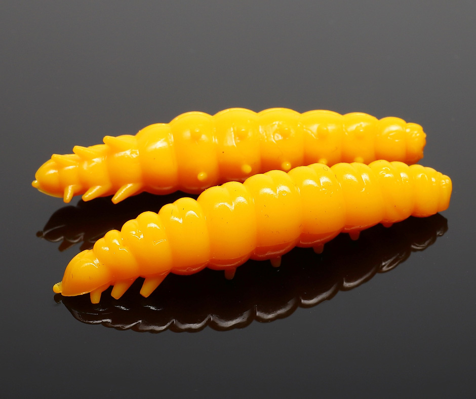 Obrázok produktu LIBRA LURES Larva 30 – Dark Yellow 008 (Cheese) – 15ks/bal