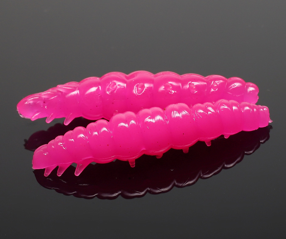 Obrázok produktu LIBRA LURES Larva 30 – Hot Pink 019 (Cheese) – 15ks/bal