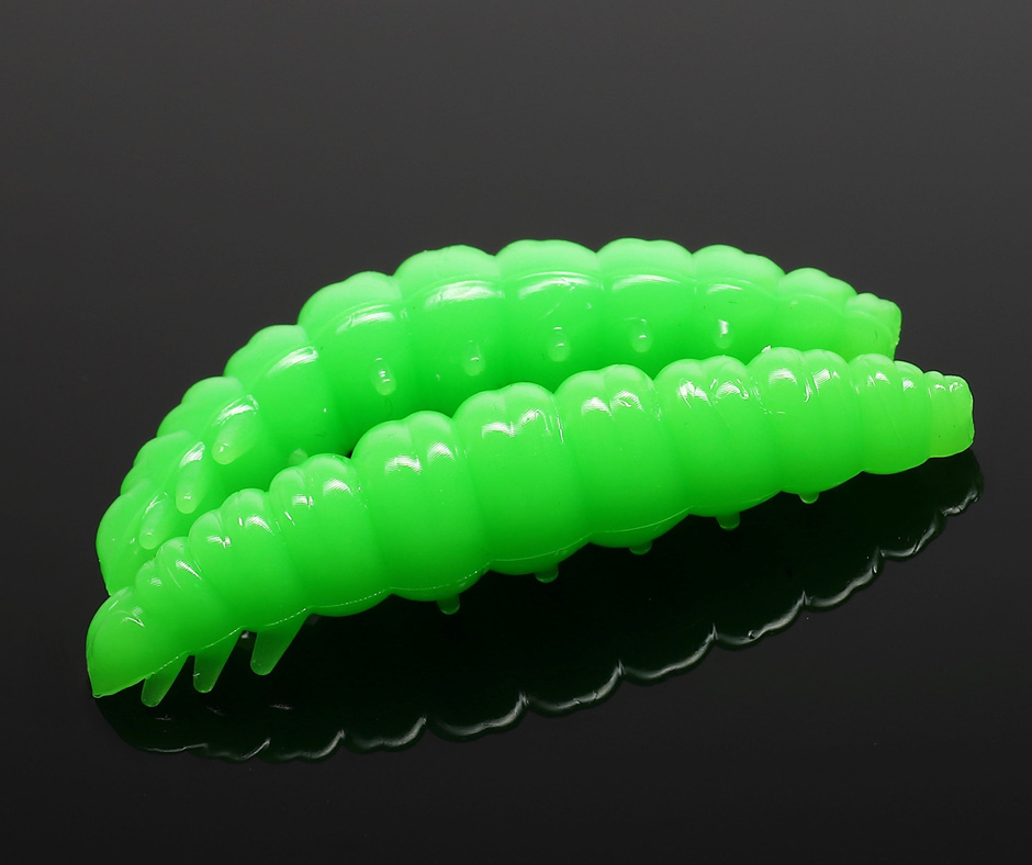 Obrázok produktu LIBRA LURES Larva 30 – Hot Green 026 (Krill) – 15ks/bal