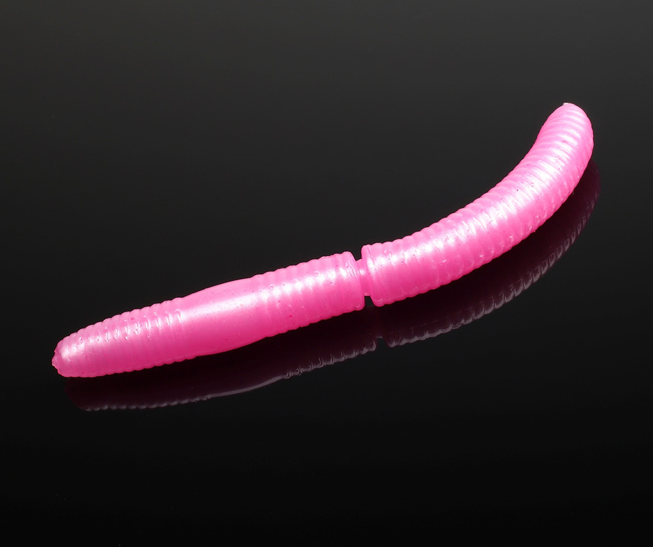 Obrázok produktu LIBRA LURES Fatty D’Worm 75 – Pink Pearl 018 (Cheese) – 8ks/bal