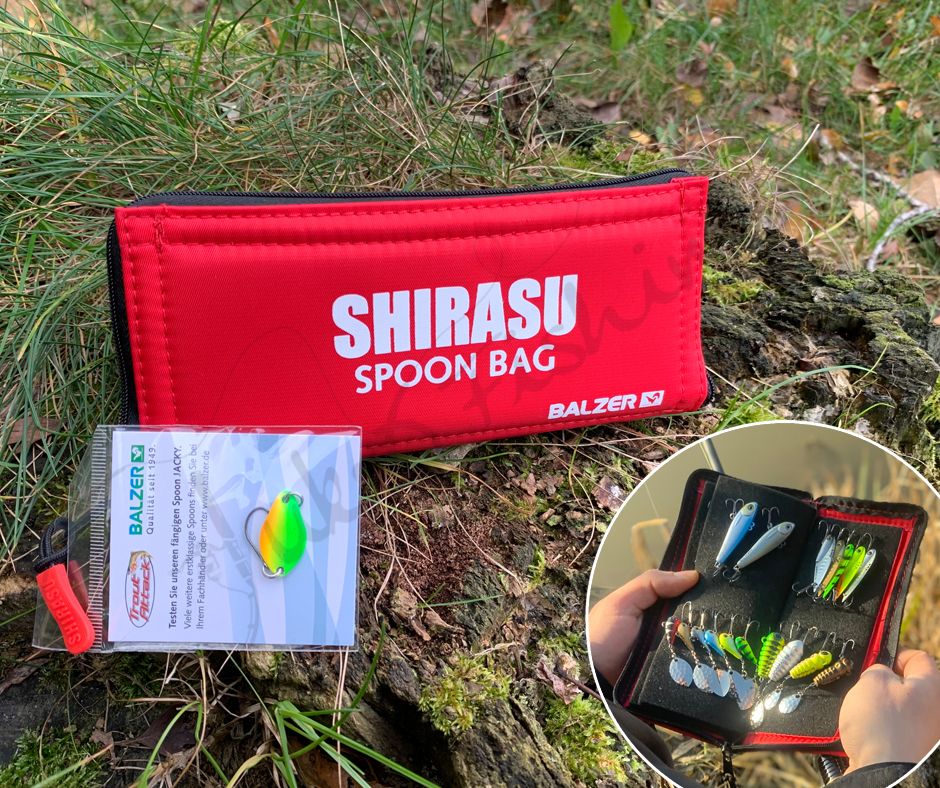 Obrázok produktu Peračník SHIRASU Spoon Bag – 15x7cm + plandavka Balzer Spoon Jacky 2g