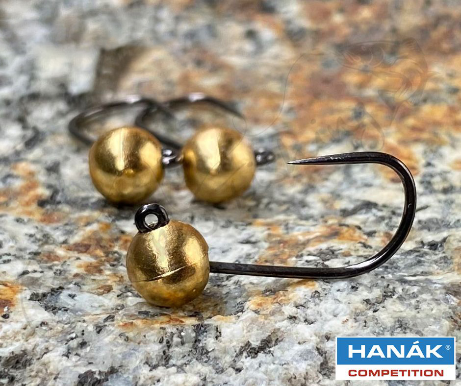 Obrázok produktu Háčik Hanák H 480 BL veľ. 8 s tungstenovou hlavou – zlato – 1,22g – 3ks