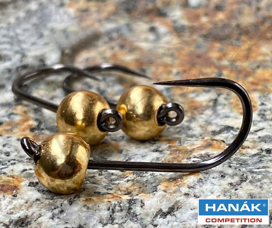 Obrázok produktu Háčik Hanák H 900 BL veľ. 6 s tungstenovou hlavou – zlato – 1,94g – 3ks