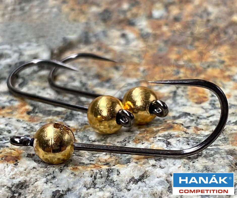 Obrázok produktu Háčik Hanák H 950 BL veľ. 6 s tungstenovou hlavou – zlato – 1,22g – 3ks