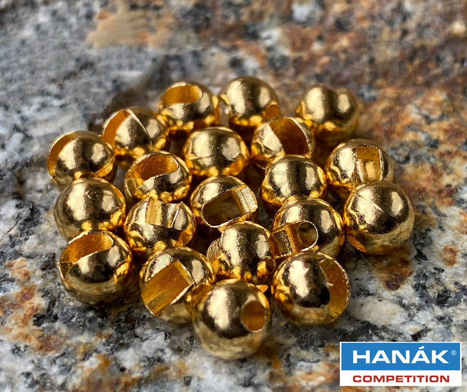 Obrázok produktu Tungstenová hlavička HANÁK 3mm zlatá – 0,2g – 10ks