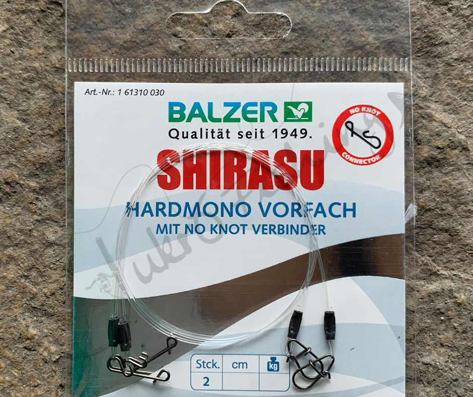 Balzer Hardmono-Vorfach No Knot 0,60mm 30cm 15kg 