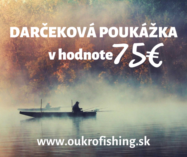 oukrofishing darčeková poukažka rybársky e-shop rybárske potreby rybársky obchod prívlač bratislava