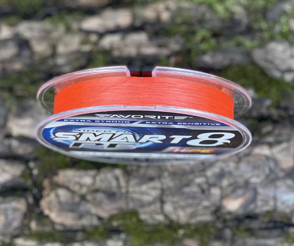 Obrázok produktu Šnúra FAVORITE Smart PE 8X #0,5 (0,117mm) Orange – 150m