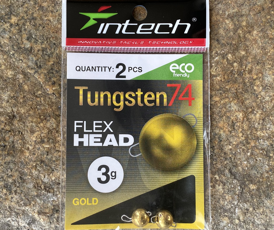 Obrázok produktu Čeburaška INTECH Tungsten 74 Gold – 3,5g – 2ks