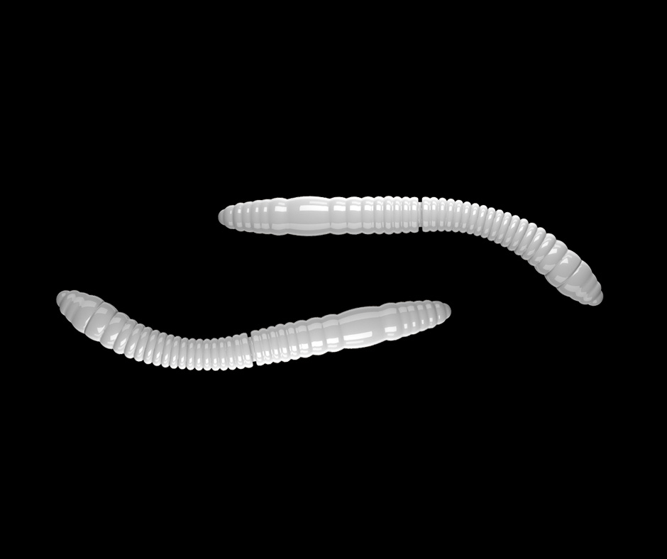 Obrázok produktu LIBRA LURES Fatty D’Worm Tournament 55 –Silver Pearl 004 (Krill) – 12ks/bal