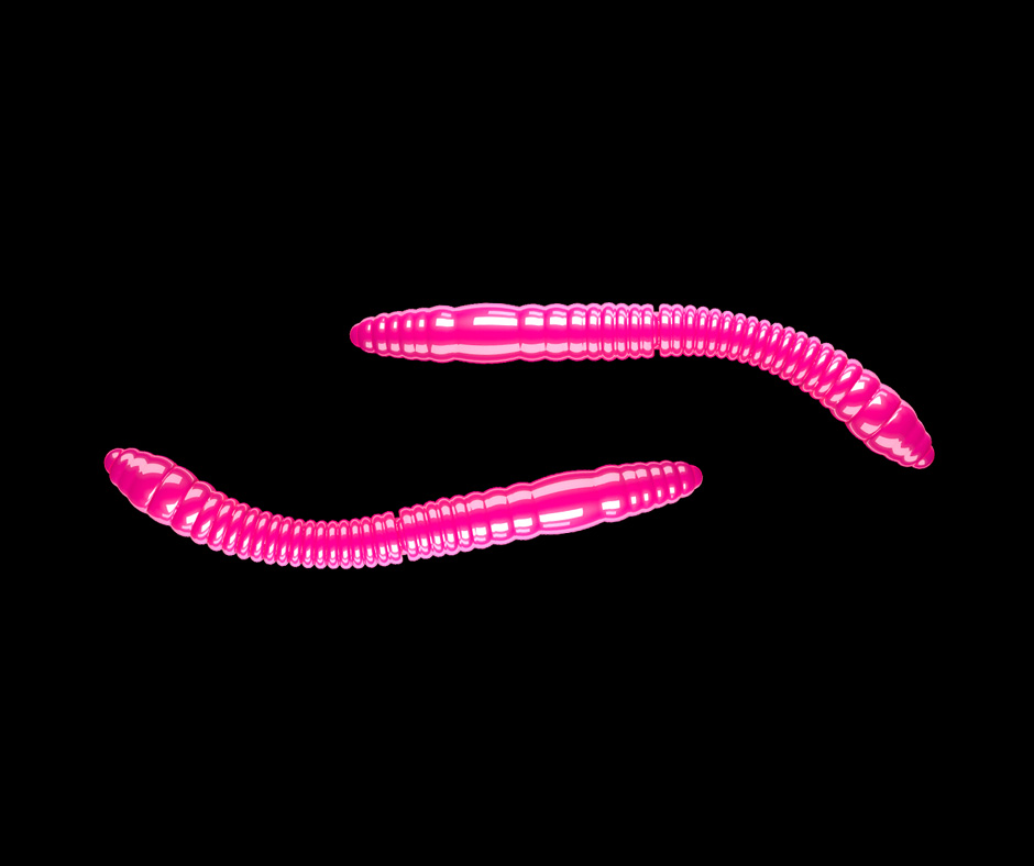Obrázok produktu LIBRA LURES Fatty D’Worm Tournament 55 – Hot Pink 019 (Cheese) – 12ks/bal
