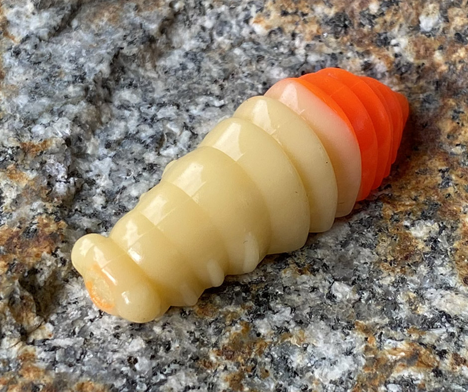 Obrázok produktu FISHUP Maya 1,6″ Cheese/Hot Orange – 7ks/bal