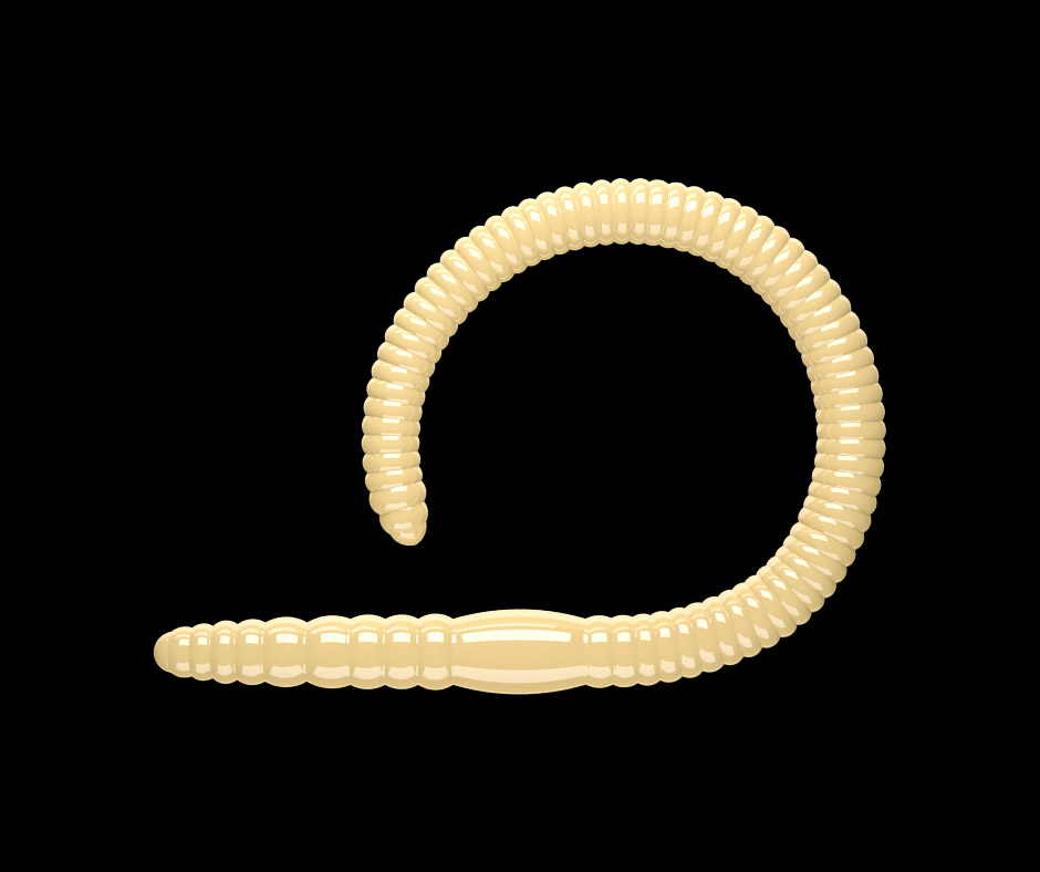 Obrázok produktu LIBRA LURES Flex Worm 95 – Cheese 005 (Krill) – 10ks/bal