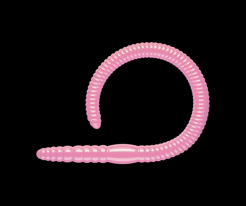 Obrázok produktu LIBRA LURES Flex Worm 95 – Bubble Gum 017 (Krill) – 10ks/bal