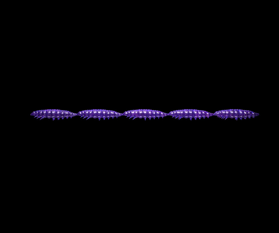 Obrázok produktu LIBRA LURES Larva Multi 5×25 – Purple with Glitter 020 (Krill) – 5x5ks/bal