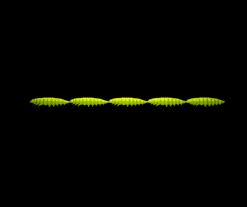 Obrázok produktu LIBRA LURES Larva Multi 5×25 – Apple Green 027 (Krill) – 5x5ks/bal