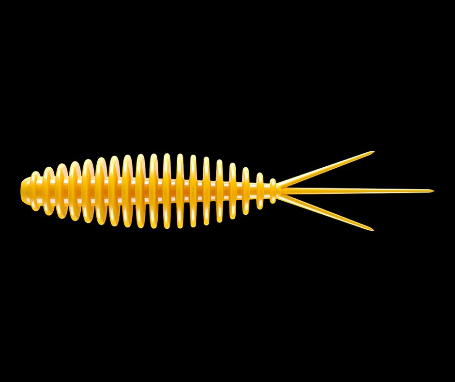 Obrázok produktu LIBRA LURES Turbo Worm 56 – Dark Yellow 008 (Cheese) – 8ks/bal