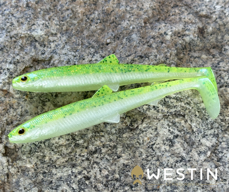 Obrázok produktu WESTIN BullTeez Shadtail 12,5cm – Sparkling Chartreuse – 2ks/bal