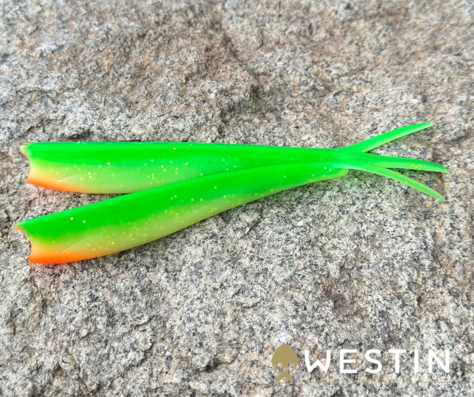 Obrázok produktu WESTIN TwinTeez V-Tail 15cm – UV Slime – 2ks/bal