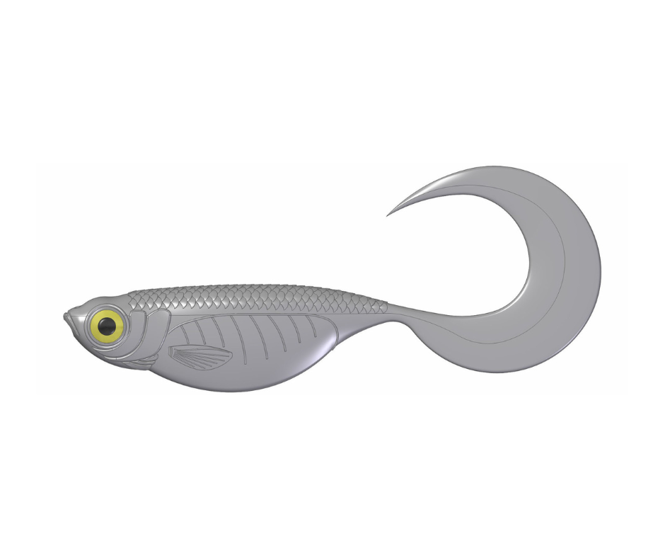 Obrázok produktu LIBRA LURES Embrion Twist Tail 2,5″ – Blue Pearl 003 (Fish) – 10ks/bal