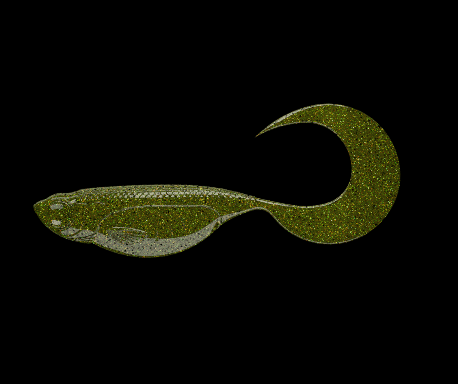 Obrázok produktu LIBRA LURES Embrion Twist Tail 1,75″ – Salty Green 029 (Fish) – 12ks/bal