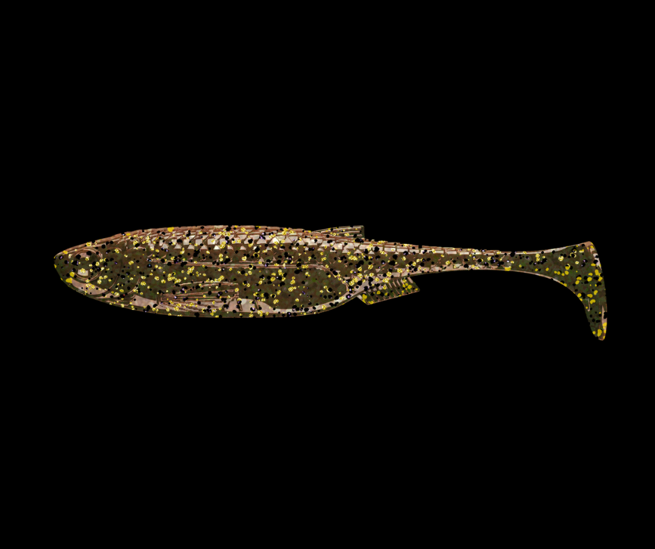 Obrázok produktu LIBRA LURES Kraken Shad 2″ – Motor Oil Brown 033 (Fish) – 10ks/bal
