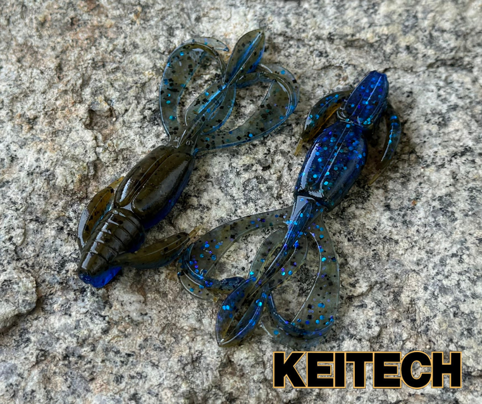 Obrázok produktu KEITECH Crazy Flapper 2,8″- 7,11cm – Okeechobee Craw – 8ks/bal