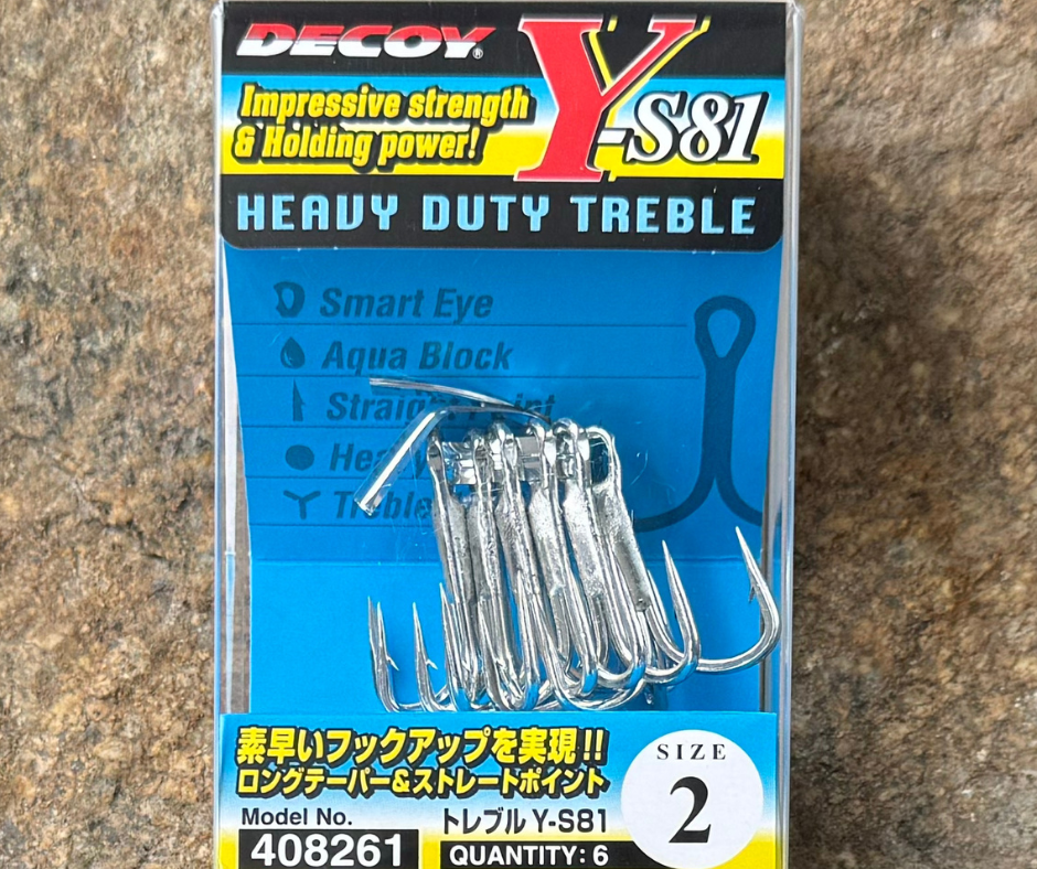 Obrázok produktu Trojháčiky DECOY Treble Y-S81 veľ.2 – 6ks