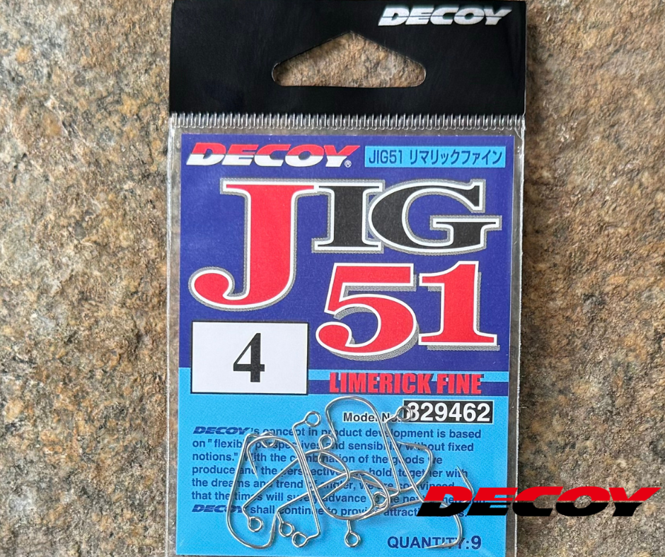 Obrázok produktu Háčik DECOY Jig 51 Limerick Fine veľ. 4 – 9ks