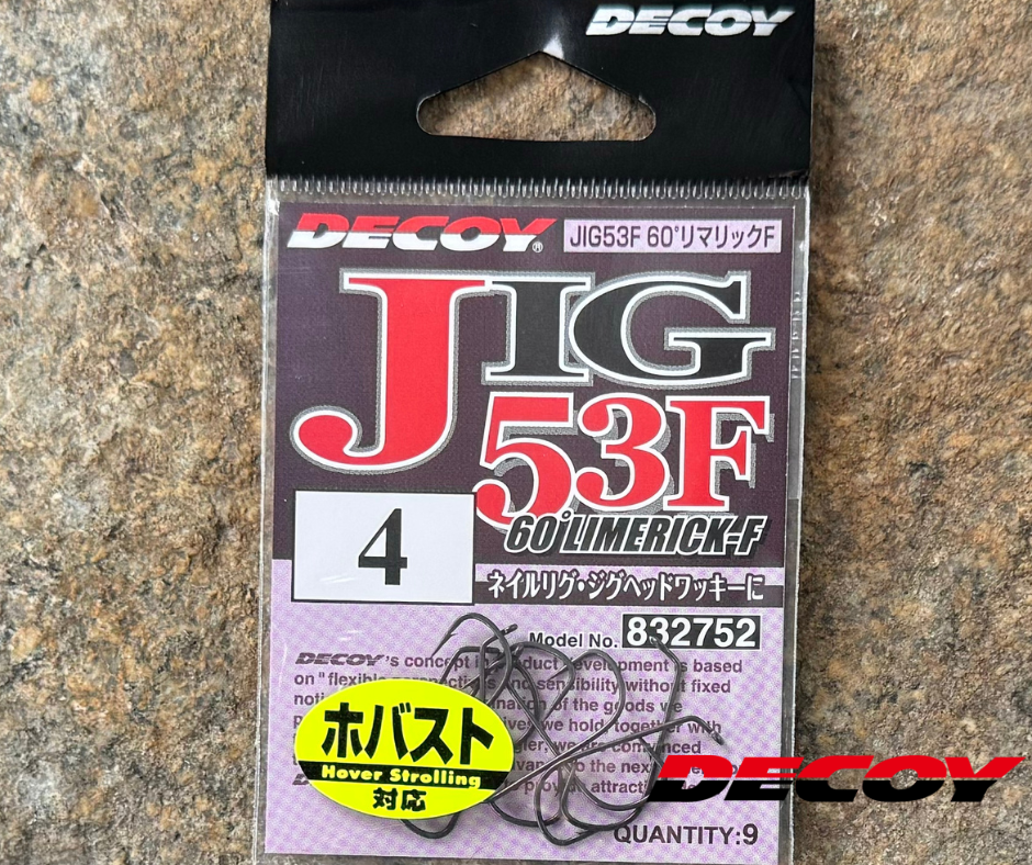 Obrázok produktu Háčik DECOY Jig 53F 60° Limerick F veľ. 4 – 9ks