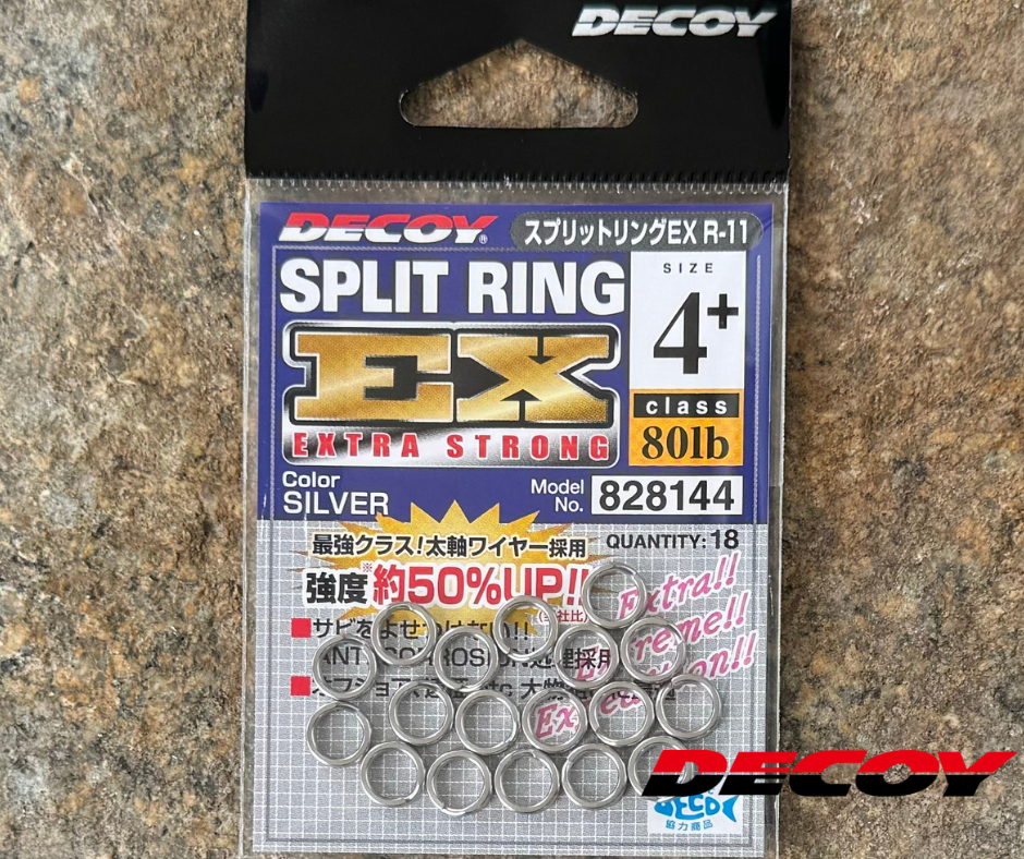 Obrázok produktu Krúžky DECOY Split Ring EX R-11 veľ.4+ – 18ks