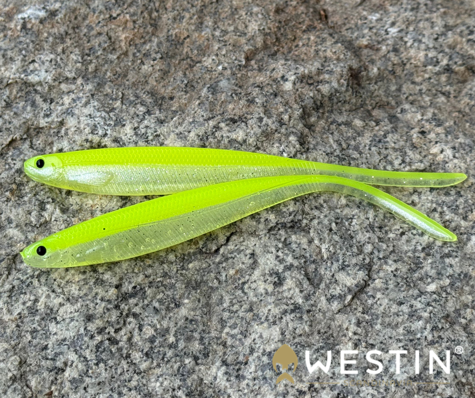 Obrázok produktu WESTIN ShadTeez Pin-Tail 11cm – Lemon – 2ks/bal