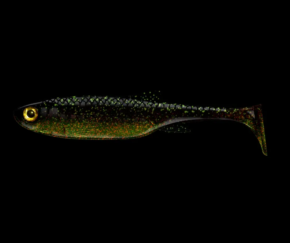 Obrázok produktu LIBRA LURES Kraken Shad 8″ – Motor Oil Green 132 – 1ks/bal