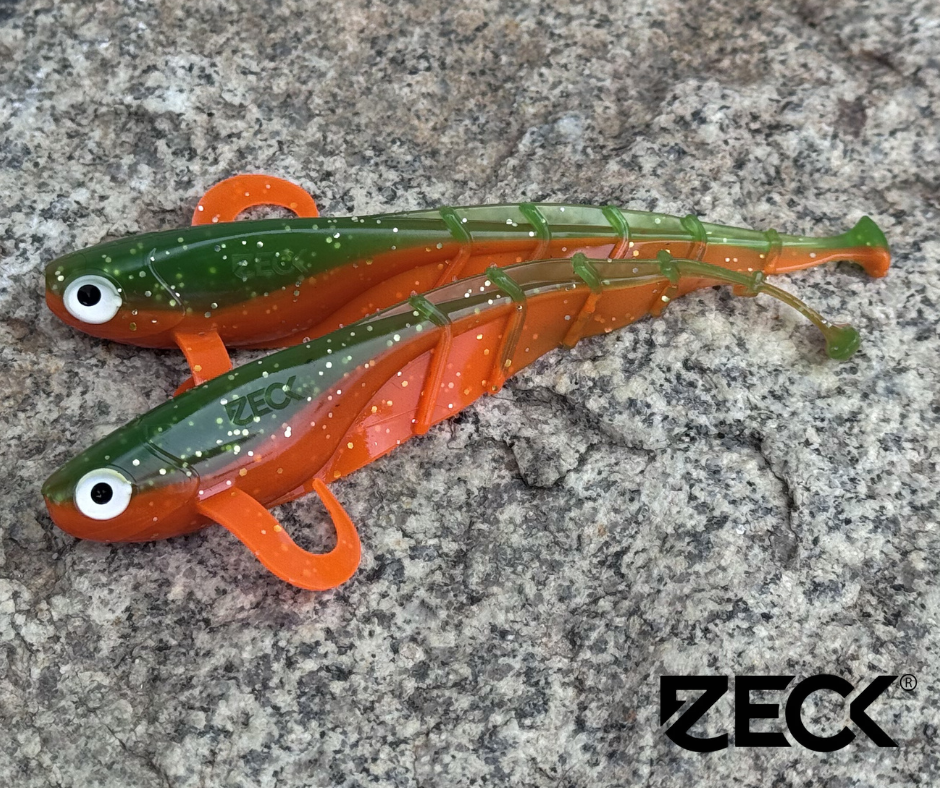 Obrázok produktu ZECK Zander Quappie 12cm – Fire Perch – 3ks/bal