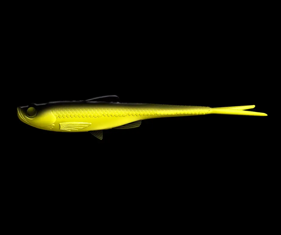 Obrázok produktu LIBRA LURES Bleak V-Tail 7,8″ – 20cm – Hot Yellow 006