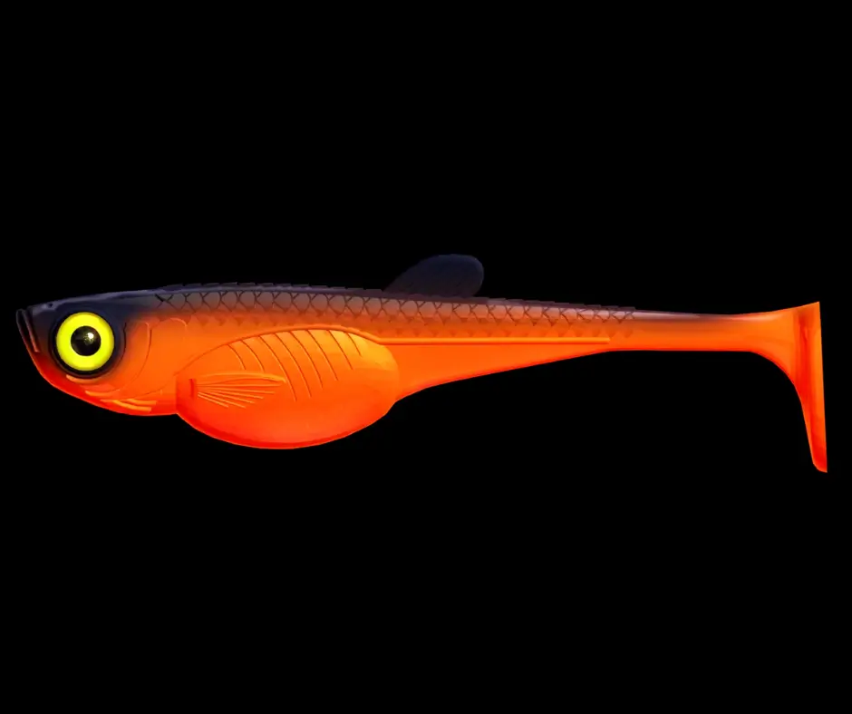 Obrázok produktu LIBRA LURES Embrion Shad 8″ – Hot Orange 011 – 1ks/bal