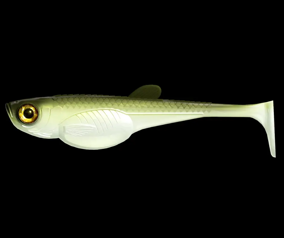 Obrázok produktu LIBRA LURES Embrion Shad 8″ – Olive Whitefish 031 – 1ks/bal