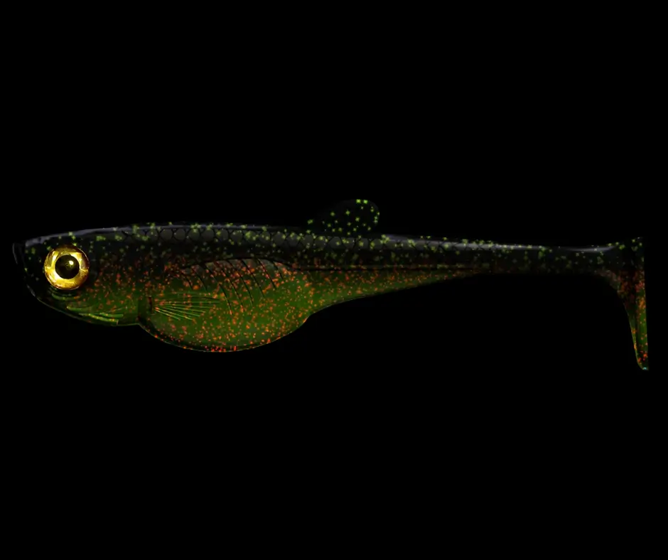 Obrázok produktu LIBRA LURES Embrion Shad 8″ – Motor Oil Green 132 – 1ks/bal