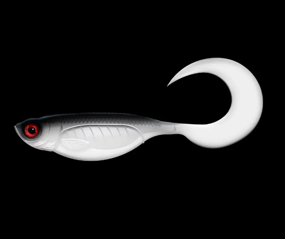 Obrázok produktu LIBRA LURES Embrion Twist Tail 7″ – White 001 – 1ks/bal