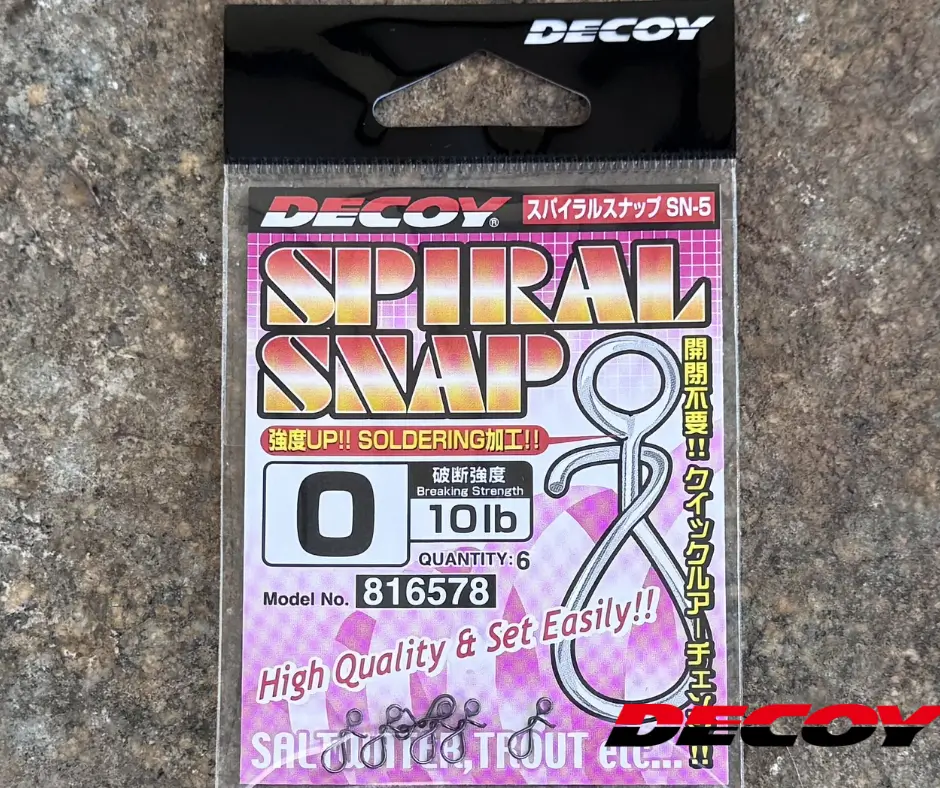 Obrázok produktu Karabínka DECOY Spiral Snap SN-5 #0/4,54kg – 6ks