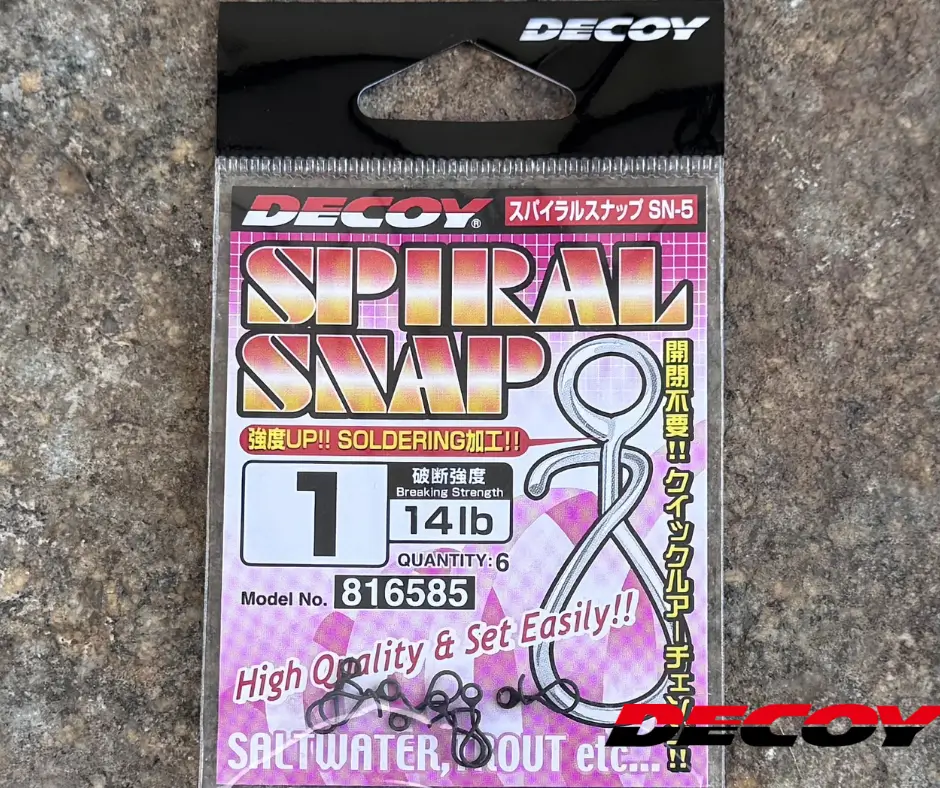 Obrázok produktu Karabínka DECOY Spiral Snap SN-5 #1/6,36kg – 6ks